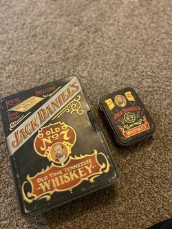 Jack Daniel's Old No. 7 Tin Boxes Set of 2
