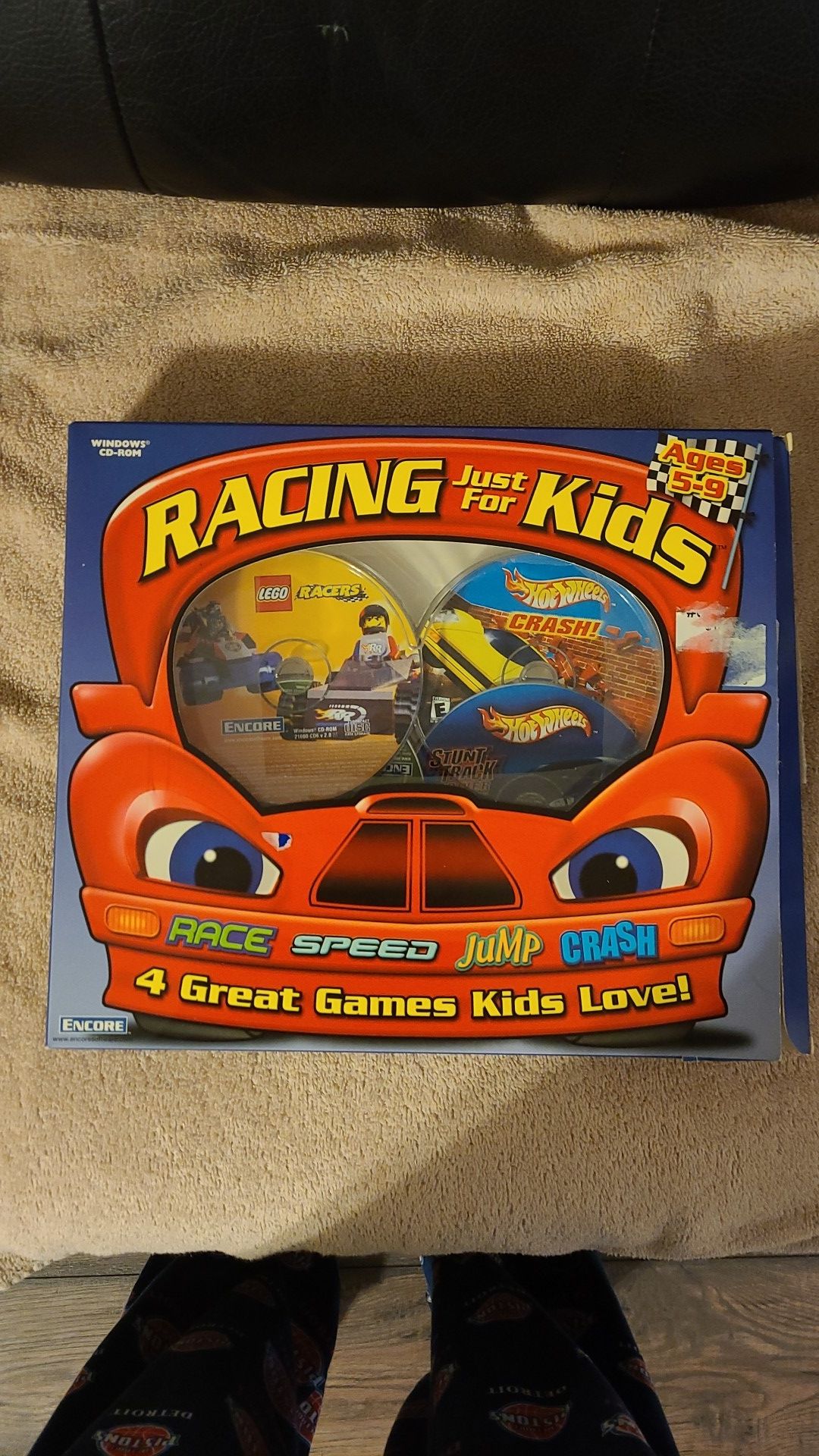 Encore racing just for kids 4 pc game set 95/98 or higher