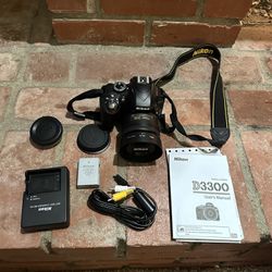 Nikon D3300 With 3 Lenses In GREAT Condition