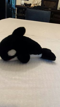 New 10 Inch Killer Whale Stuffed Animal Toy Sea World