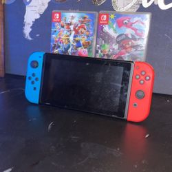 Nintendo Switch With Accessories 