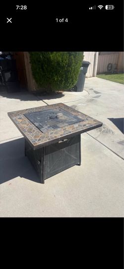 Outdoor Propane Fire Pit Table