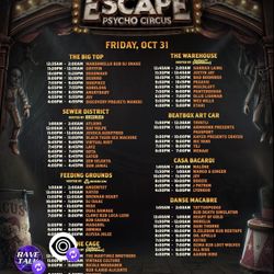 ESCAPE PSYCHO CIRCUS FRIDAY