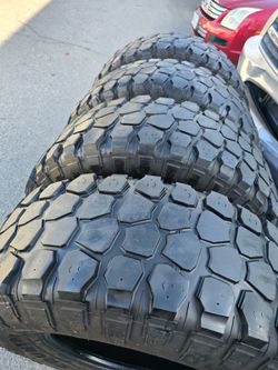 4 used tires Lt37x12.50r17 IronMan All Country MT $330.00