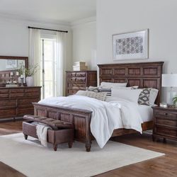 4-PCS Queen Size Bedroom Set In Offer 🔥🔥🔥