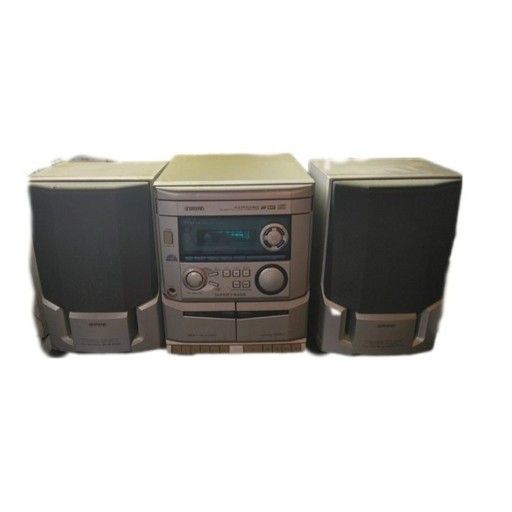 AIWA CD STEREO SYSTEM CASSETTE CX-NAJI4 AM/FM SPEAKERS Work no REMOTE