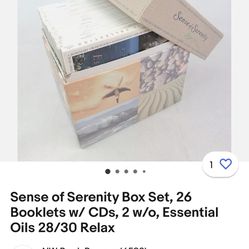 Sense of Serenity/Essential Oils $75obo for both sets