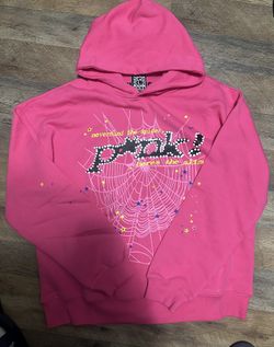 Pink spider hoodie