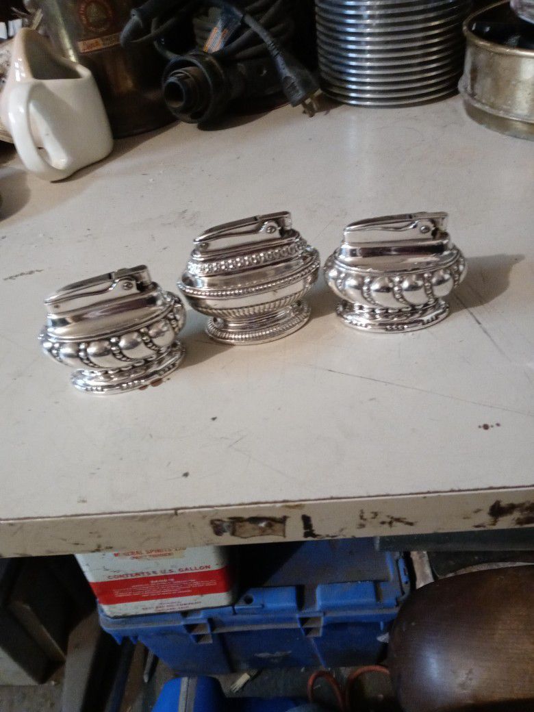 Vintage Table Lighters Three All For 50.00