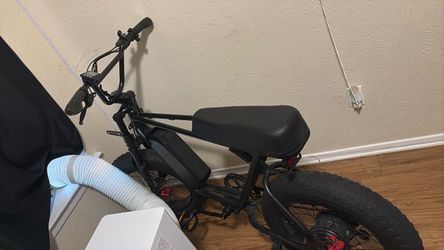 Black Fat Tire Electric Bike