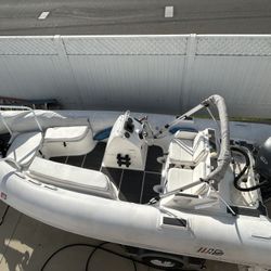 17’ AB Rigid Haul Inflatable W 100hp Yamaha