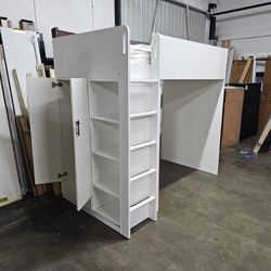 Twin Loft Bed And Mattress 