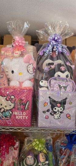 Hellow kitty gift baskets