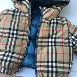  Baby Burberry  Reversible Dawn Jacket 