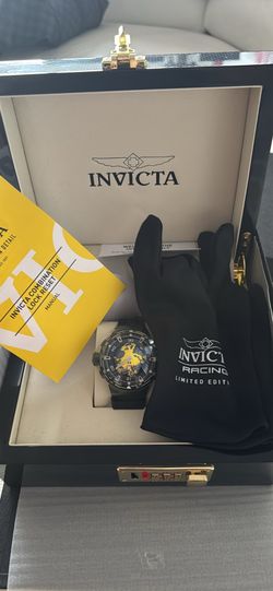 Invicta limited edition world maps watch