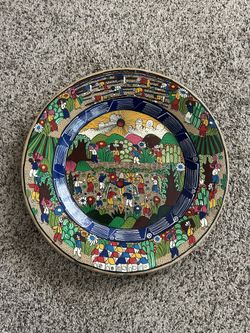 Mexican Art Plate 