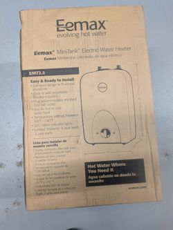 Eemax mini water heater