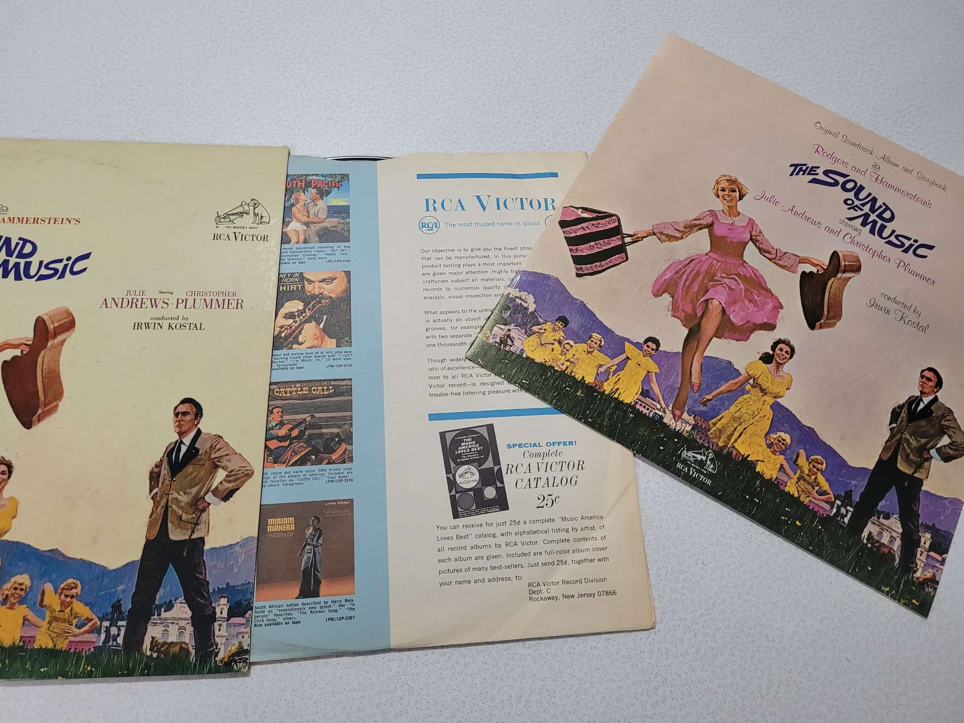 Vintage The Sound Of Music Movie Vinyl Record Album & Original Cover Sleeve