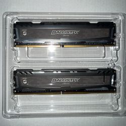 2x 8GB Crucial Ballistix Sport DDR4 2400MHz
