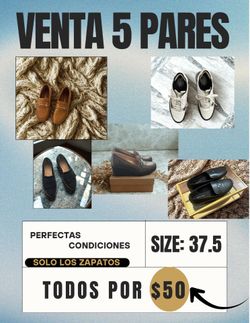 Venta zapatos 37.5
