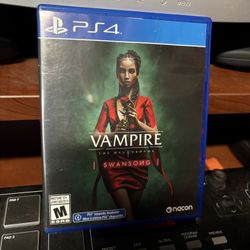 Vampire: The Masquerade - Swansong - (Sony PlayStation 4, PS4)
