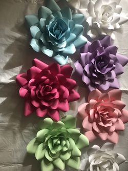 Paper flowers