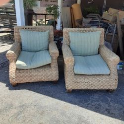 Two Patio Chairs For Sale 