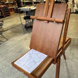 Portable Wood Standing French Easel