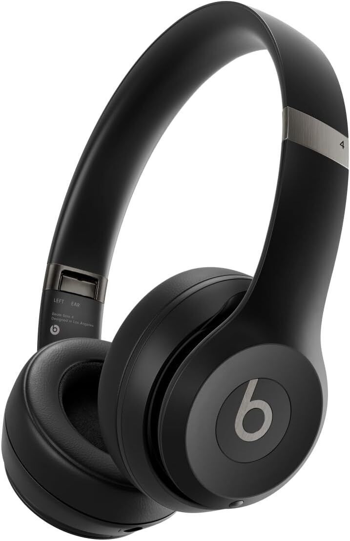 Refurbished Beats by Dr. Dre Solo 4 - Wireless Bluetooth On-Ear Headphones.Matte Black