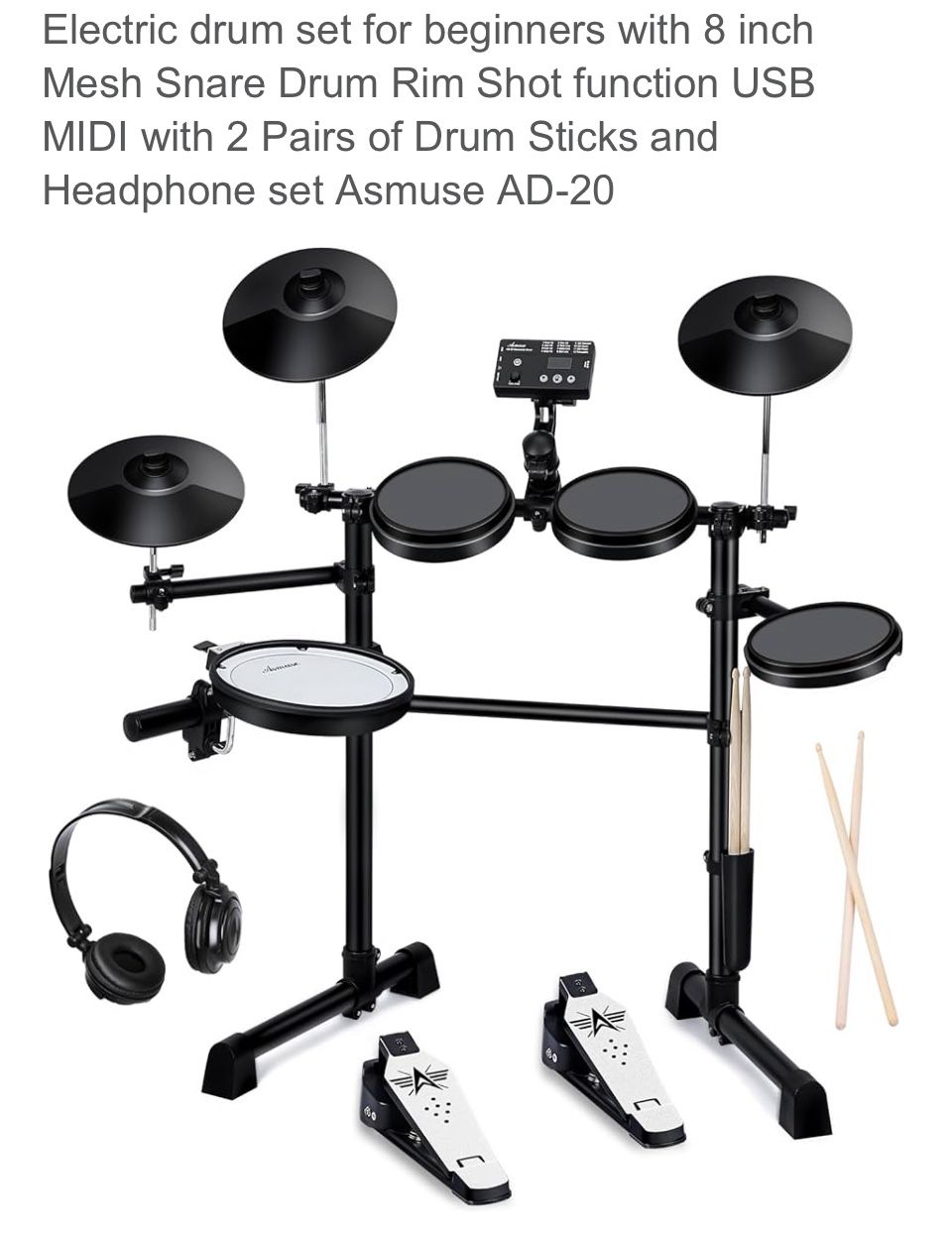 Electronic Drum Set (Asmuse AD-20