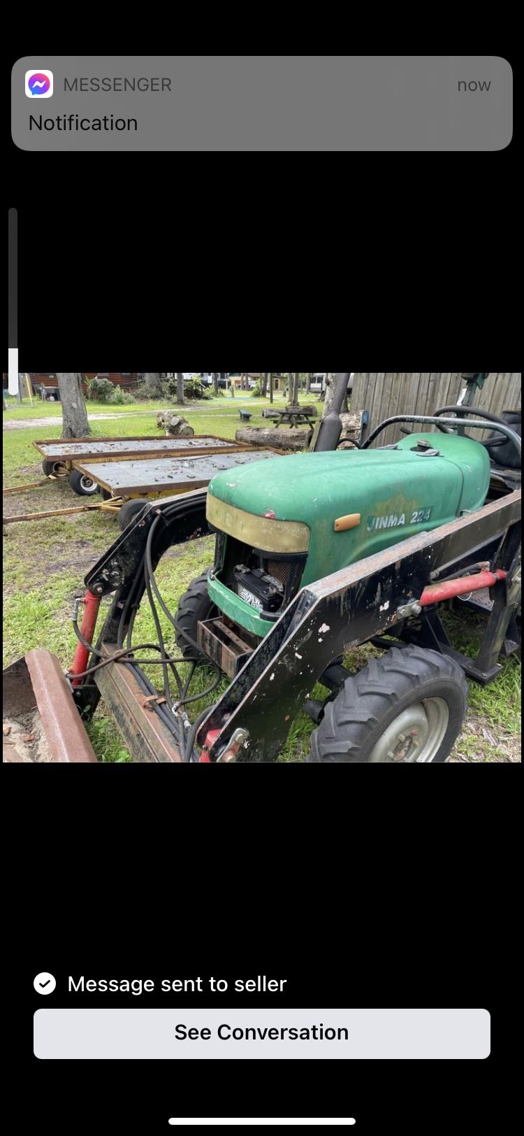 2005 4x4 Compact Tractor With Bucket And 3 Point Hitch