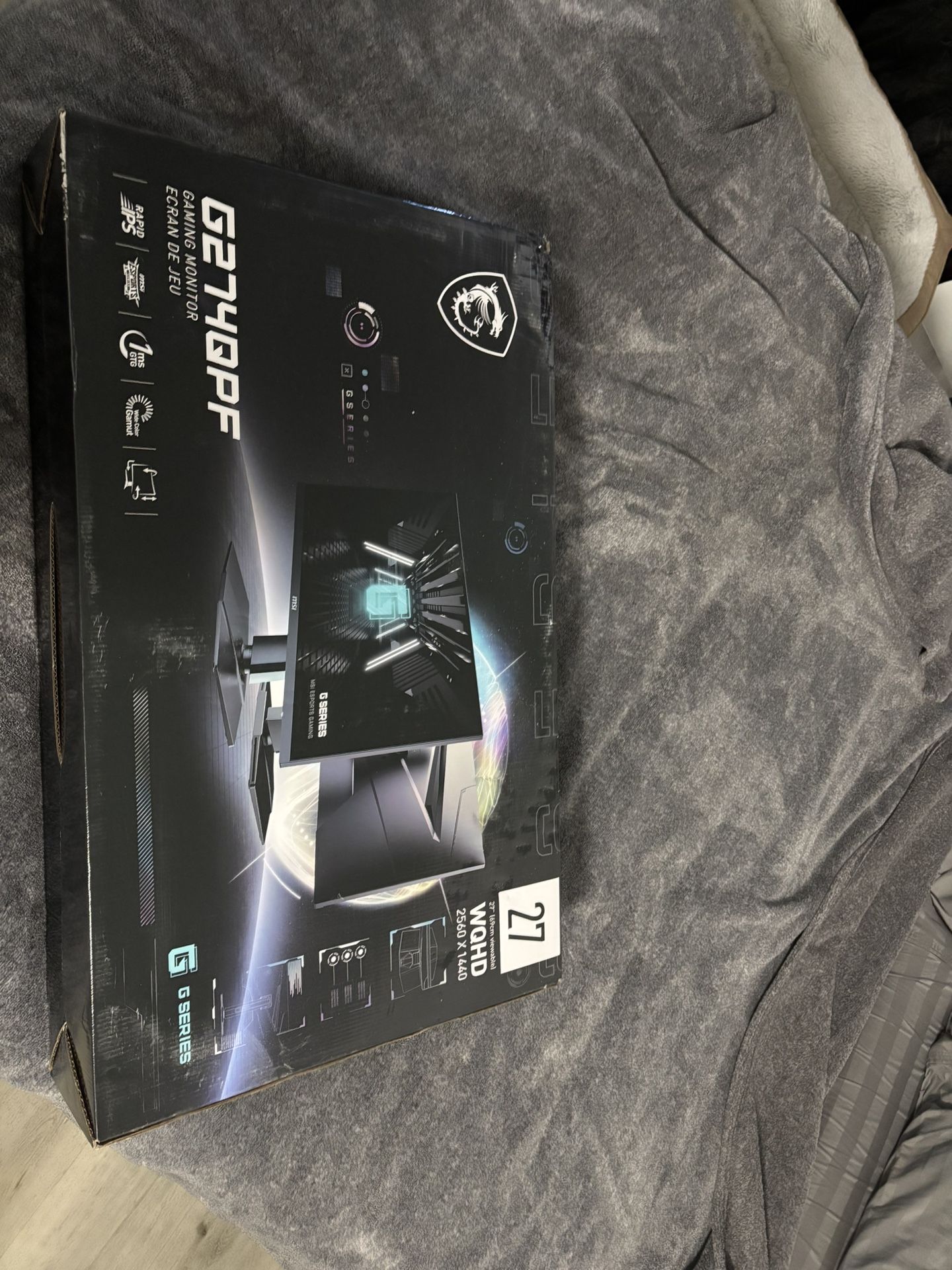 MSI G274QPF – 27” QHD 170Hz Gaming Monitor