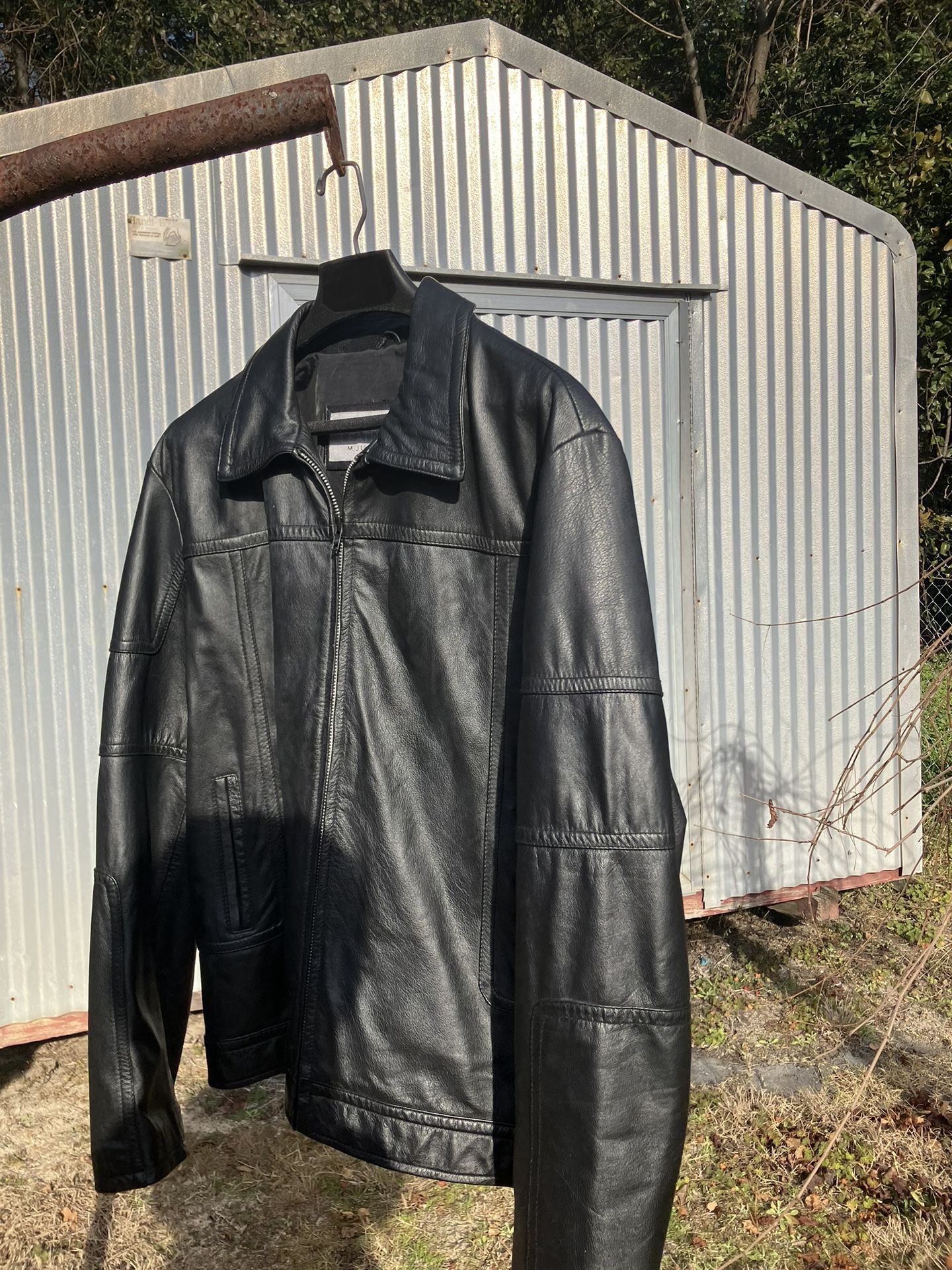 Men’s Leather Jacket Xlg