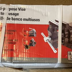 5 in. Multi-Purpose Rotating Pipe and Bench Vise with Swivel Base