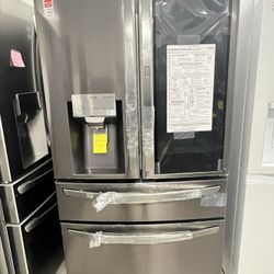 LG LRMVS3006D 36” Refrige With Instaview + Fresh Drawer + Large Size 