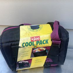 Igloo Cool Pack Soft-Side 12 Cans The Big Top! Cooler / Lunch Box