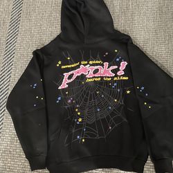 Black Spider Hoodie Size Small