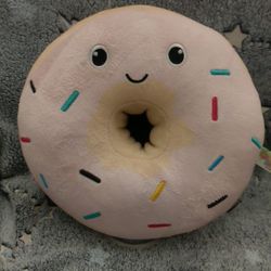 Smoochy Pals Pink Donut Plush Toy 10"inch Tall