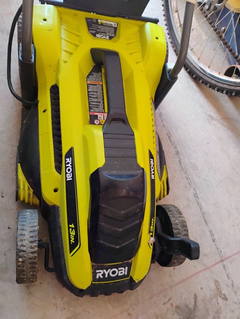 Electric Lawn Mower. Ryobi