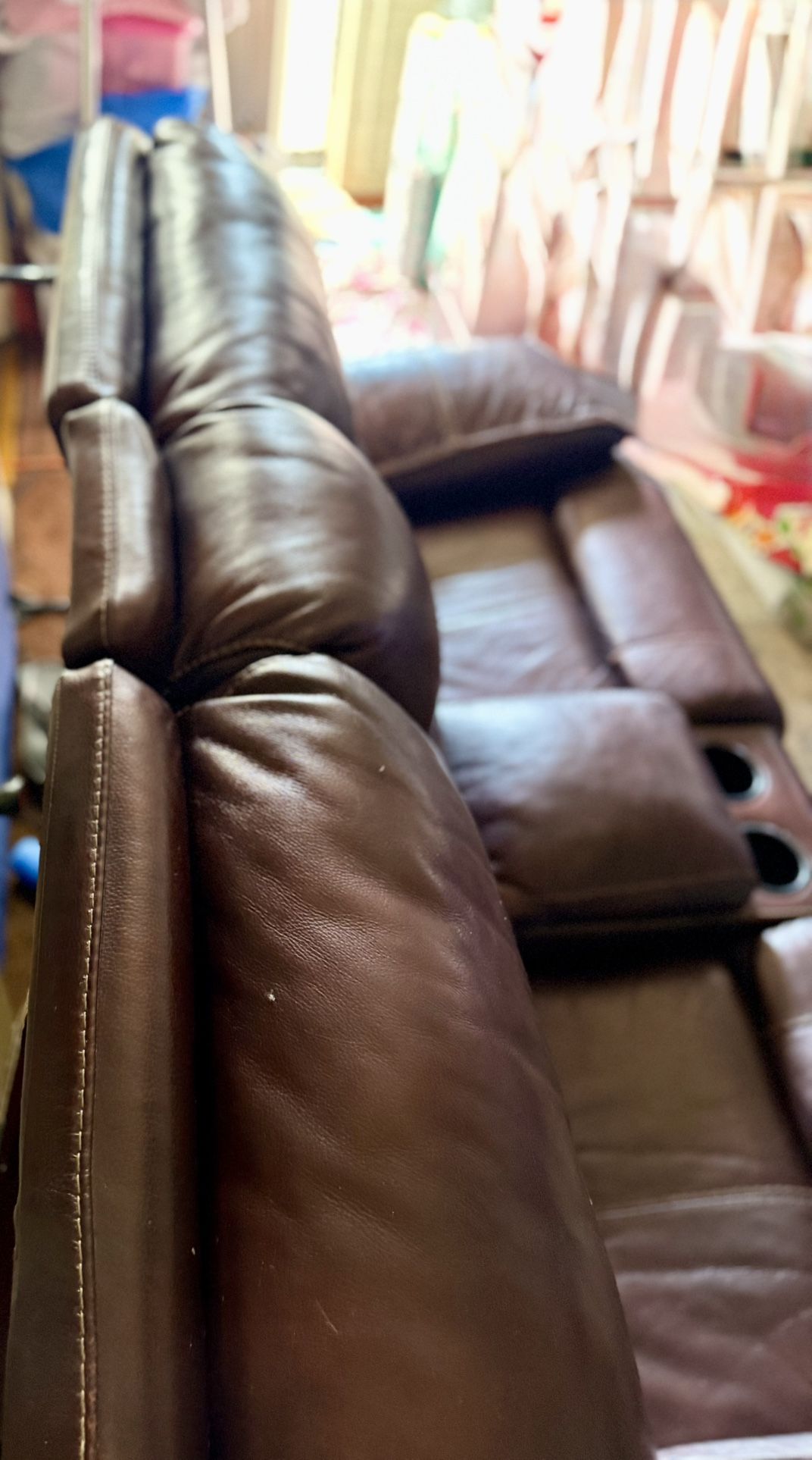 High End - GenuineLeather Recliner Electric Sofa