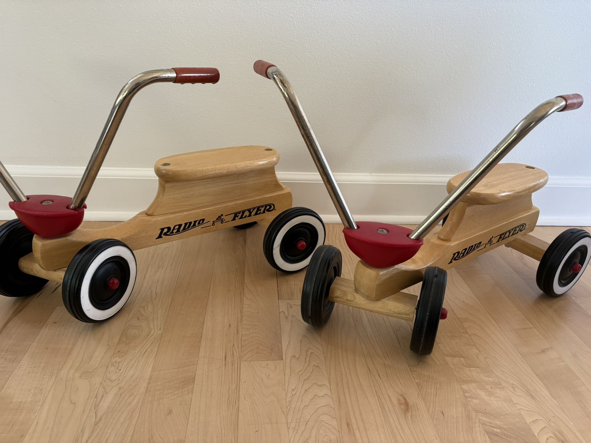 Wooden Radio Flyer 4 Wheel Trikes