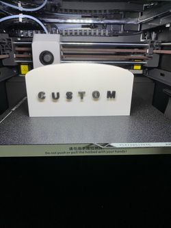 3D printed signs