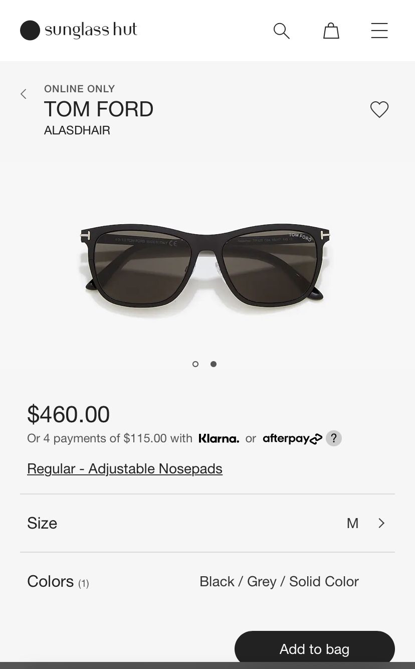 Tom ford cheap sunglasses afterpay