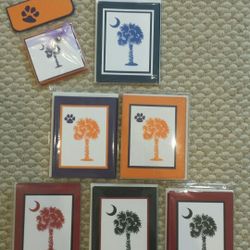 Handmade cards Clemson, USC