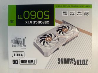 ZOTAC GAMING GeForce RTX 5060 Ti 8GB GDDR7 Twin Edge OC White Edition
