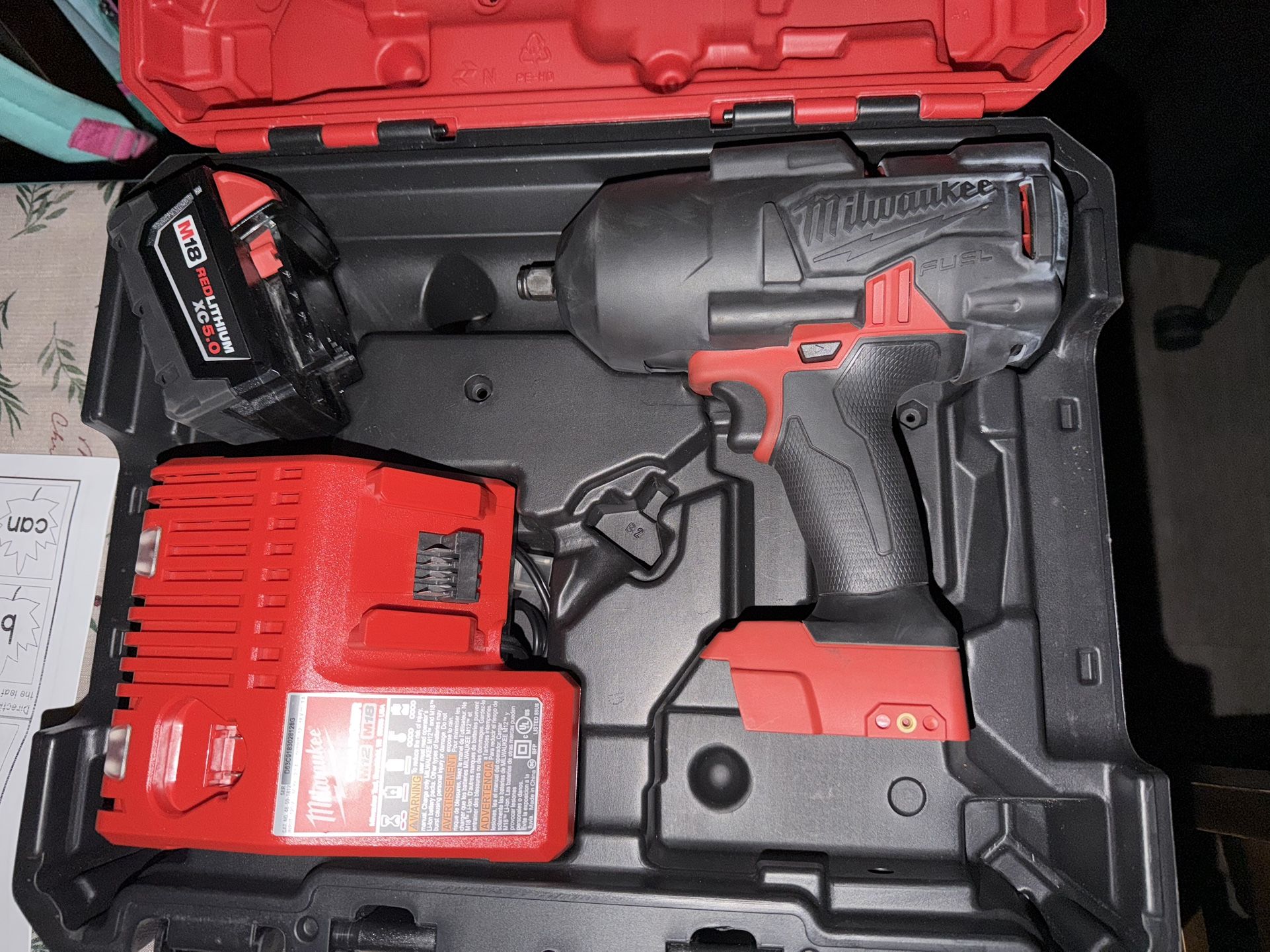 Milwaukee 1/2 High Torque Impact Wrench 