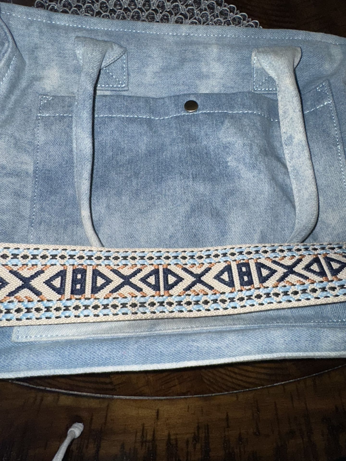 Denim Tote Bag 
