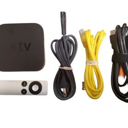 Apple TV 3rd Generation 8GB Media Streamer (A1469) W/ Remote tested works good