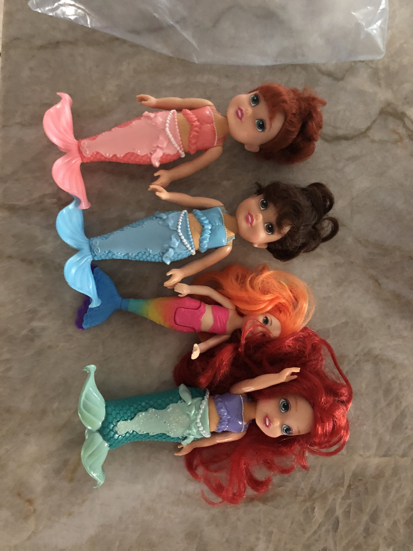 Disney Little Mermaid Doll And Sisters