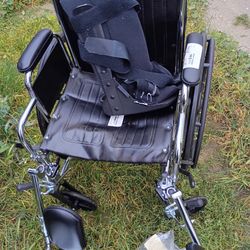 Brand new wheelchair comes with everything